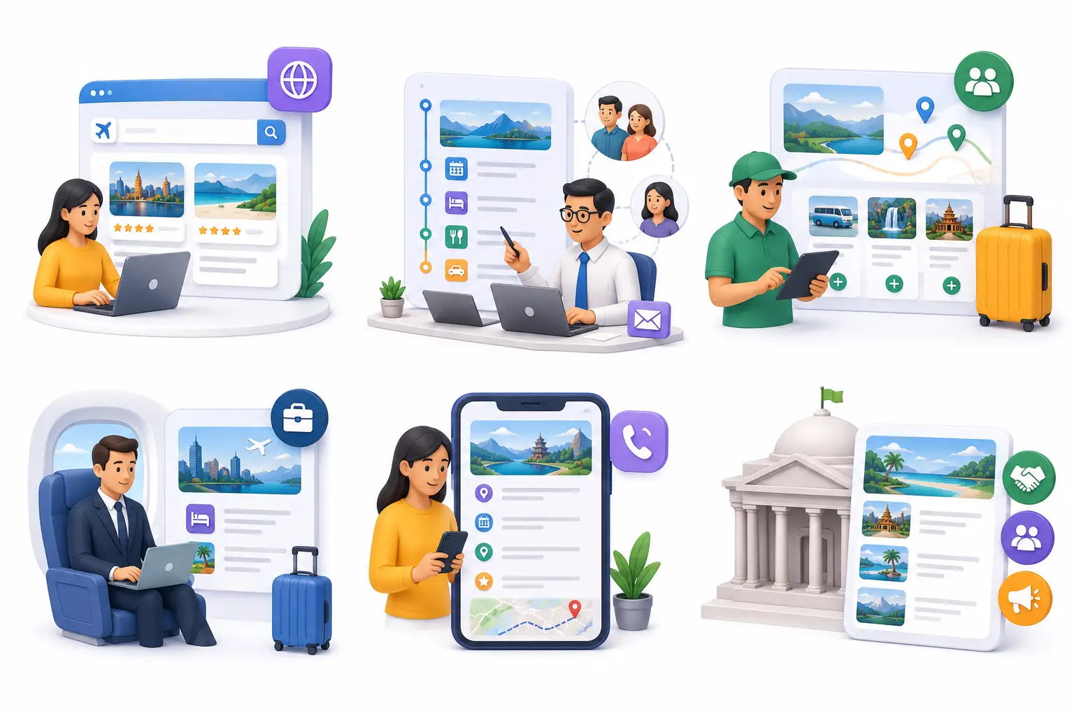 Itinerary builder use cases