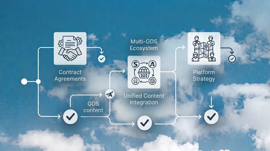 Multi-GDS travel platform with Travelport